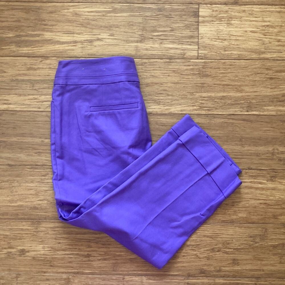 Ann Taylor Purple “Signature” Capris, Size 2P
